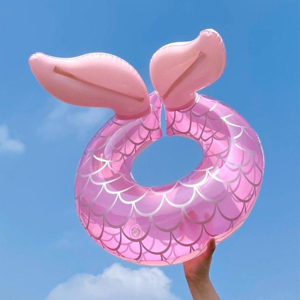 Baby Simring Flyde, Oppustelig Baby Simring Flyde Pool Flyde til Børn Småbørn, Oppustelig Simring Midje Flyde Ringe (Rosa)