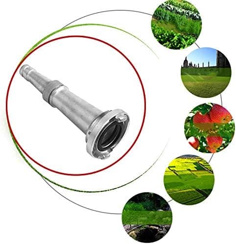 Fire Hose Nozzle Coupling Fireman Powerful for Fire Hose Garden Watering-2.5\" Without Valve_yux 65mm