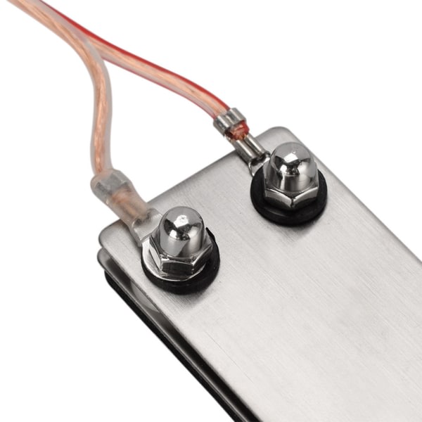 Mini platt rostfritt stål metall fotpedal strömbrytare kontroll med klämma sladd