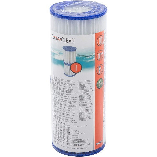Bestway Flowclear Typ II -suodatinpatruuna, 2 kpl