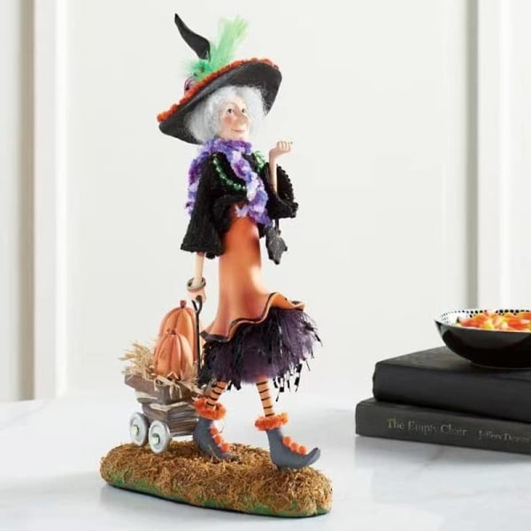 Taianomainen Halloween-hahmo, Uudet viehättävät noitavalkot Halloweenille Kaunis noitakuva Noita