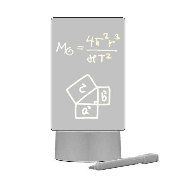 Creative USB LED Message Board Night Light with Pen DIY Night Lamp Decoration E Transparent E Transparent