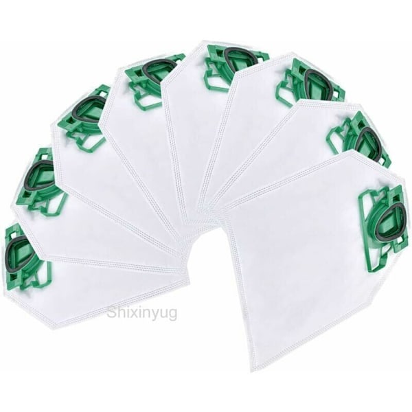 Mikrofleece støvsugerposer egnet for Vorwerk Kobold 200 VK200 FP200.5 støvposer for allergikere -, fra DEBUNS