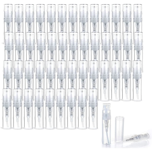 TG Tom Parfymsprayflaska, 50 st 2ml Resa Bärbar Fickspray