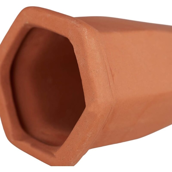 Vanningskjegle i leire, sett med 4 vanningsutstyr, 1L plast- eller vinflasker, terrakotta
