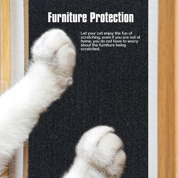 Kradsemåtte til katte - beskytter - til møbler mod ridser - kattekradsemåtte - Kradsetæppe til katte - til sofaer - 40x200 cm