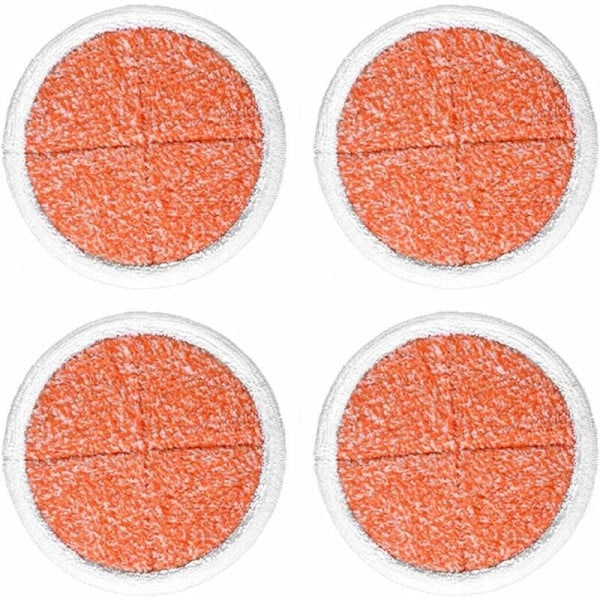 4-pack Kraftiga Skrubbmopp Ersättningsdynor för Bissell Elektrisk Hårdgolvsmopp 2039A 2124