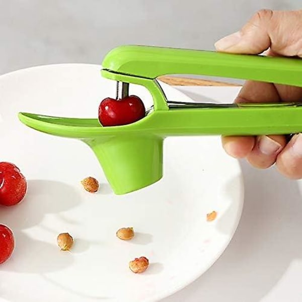Kirsebærstenfjerner, Kirsebær Frugt Køkken Olivkærne Fjern Pit Tool Frø Gadget Stoner Corer Pitter Remover
