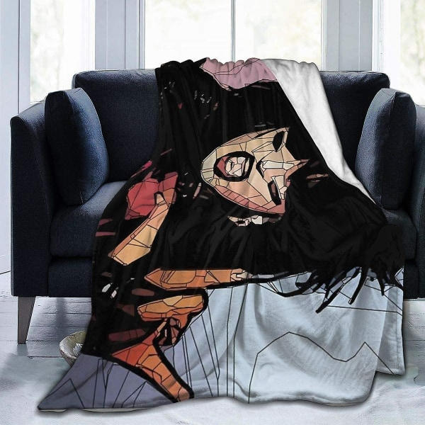 Nikki Sixx Super Blød Varm Mikro Fleece Flannel Tæppe -y466 50x40in 125x100cm