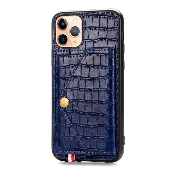 TG Sujuva Kotelo Korttitaskulla - iPhone 11 Pro Max Punainen