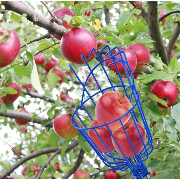 Frugtplukker, let og justerbar med kurv (stang medfølger ikke)