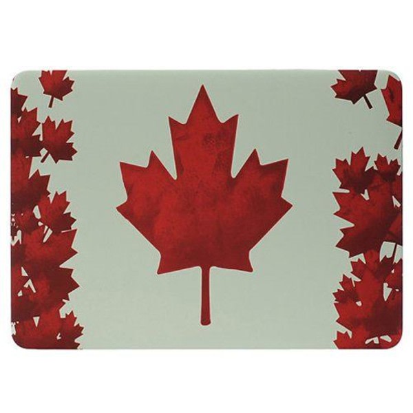 Skal for Macbook Pro Retina Canadas flag 15.4-tum Vit &amp; stav