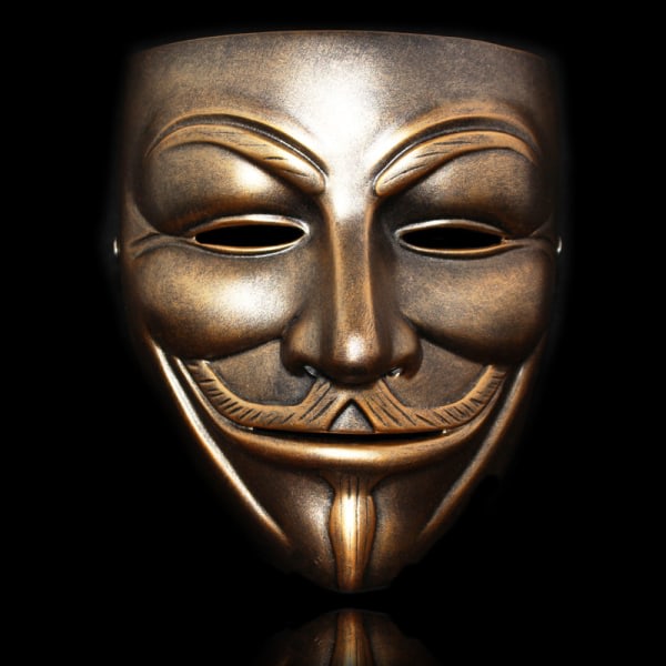 Anonym Halloween V för Vendetta Maskesett - PARTY, WORLD BOOK W