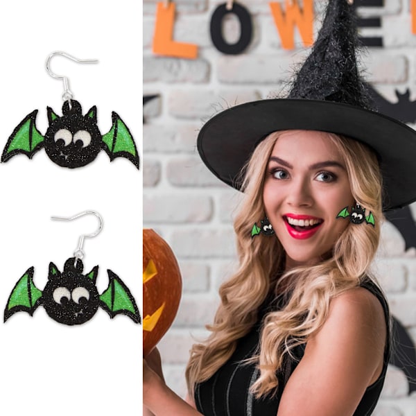 Nye Halloween-serie øreringe horror kranium øjenæble vedhæng øreringe spøgelsesfest dekoration kreativt smykke Skeleton Halloween Earrings