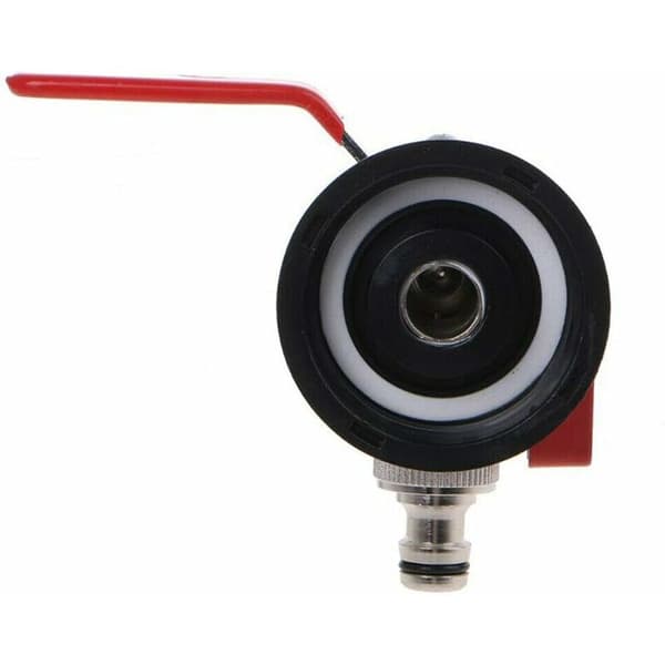 IBC S60X6 Dobbel Utløpsventil i Messing, 1/2\" Doble Ventiler, 1/2\" Utløpsdiameter, 60mm Innløpsdiameter
