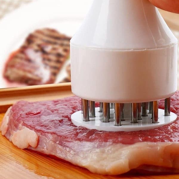 Kød mørner – Kødspyd – Kødhammer – Håndspyd – Tenderizer – Kødhammer – Rustfrit stål