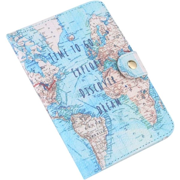 Passkorthållare för PU-läderplånbok