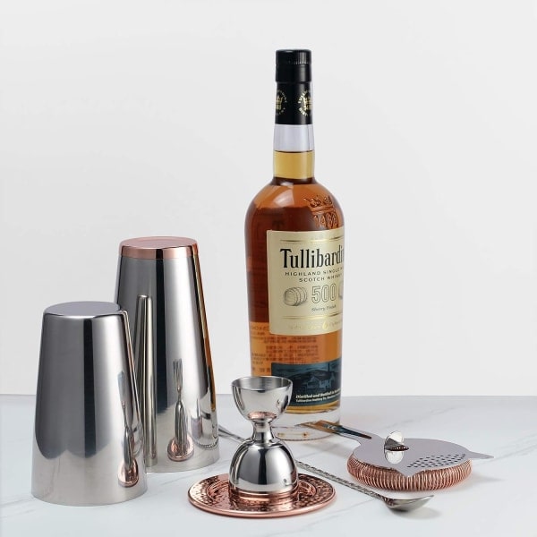 Galaxy Bell Jigger-verktøy i rustfritt stål med 0,5 oz, 1 oz, 1,5 oz og 2 oz målemerker
