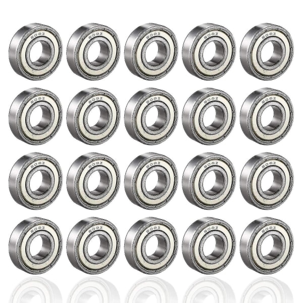 608zz Kuglelejer, Abec 7, 20 stk. Speed ​​Bearings Kvalitetslejer til ruller, skateboard, longboard, waveboard
