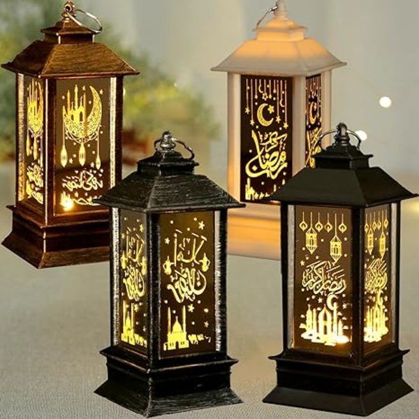 Ramadan-koristeet, lyhty, vintage, lyhty, koriste, ramadan, koriste, lamppu, setti