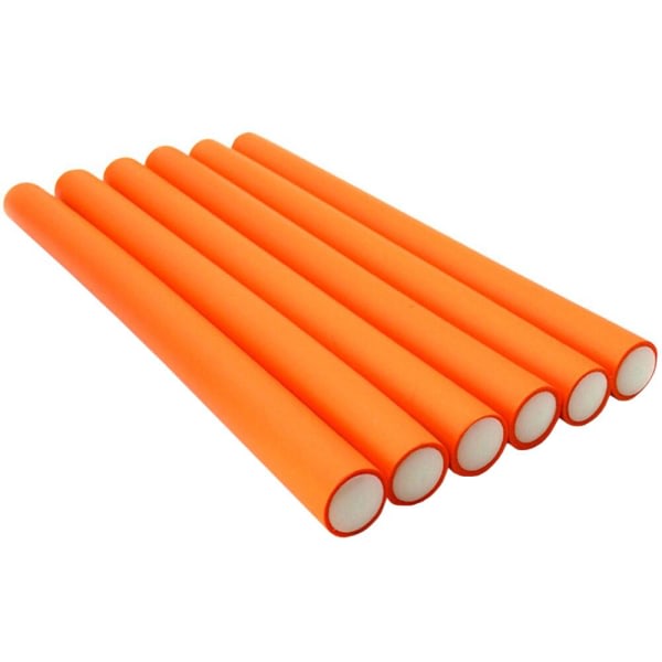 TG 10-pack Böjbara Hårrullar - 3 cm - Orange