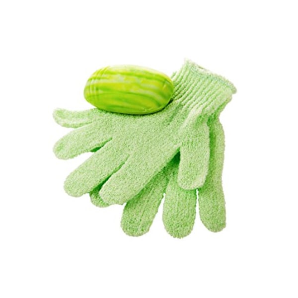 Eksfolierende Badehansker, Pakke med 4