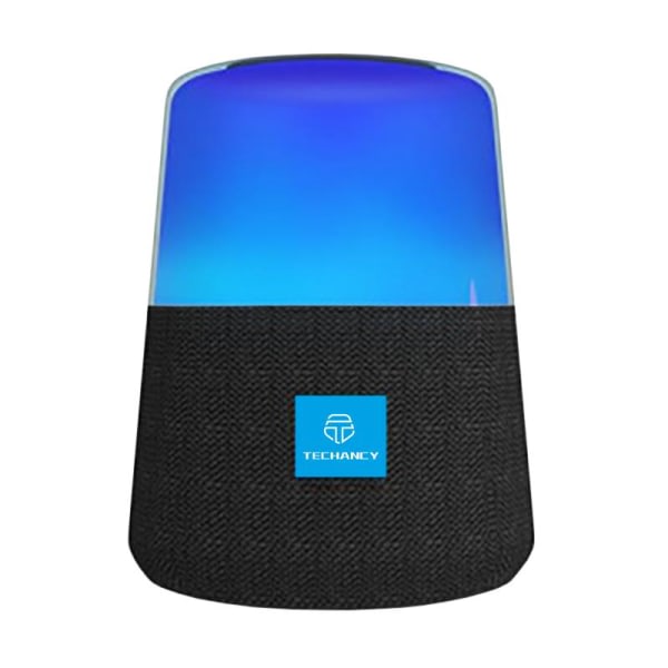 TG Minihögtalare, Bluetooth - LED-belysning Svart