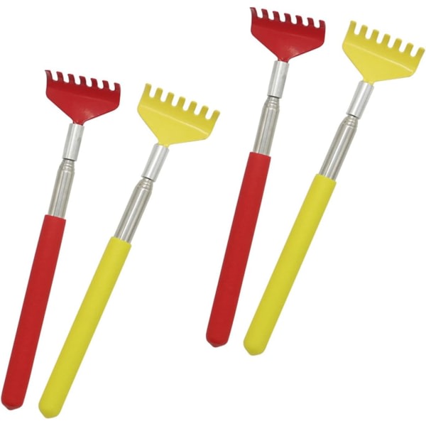 4 st Back Scratchers Utdragbar Back Scratcher med Teleskopisk H