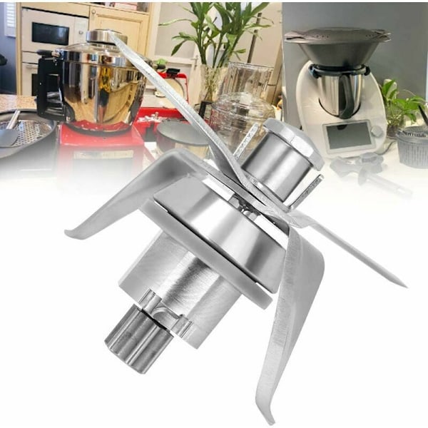 Erstatningsblad i rustfritt stål, blenderblad, erstatningstilbehør, blenderblad som passer for Vorwerk Thermomix TM21 -Keyoung,DEBUNS