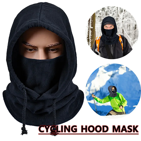 Vinterhalsduk Varm Hatt Polarfleece Vintersporter Varm Hatt Mask Passar för Ridning Skidåkning Motorcykel Halsvakt Ridutrustning