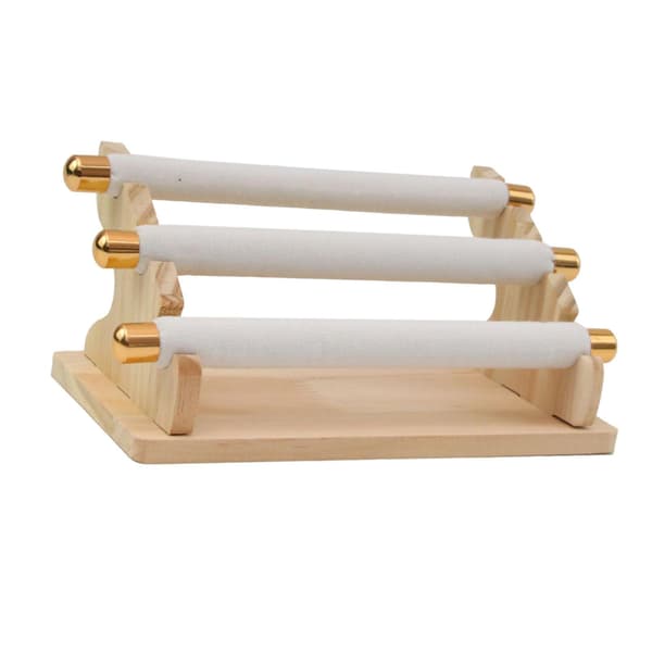 1/2/3 Fritstående Ringe Display Holder Vitrine Holder til Hjem Hvid 20 x 10 x 9,5cm White 20 x 10 x 9.5cm 1 Pc