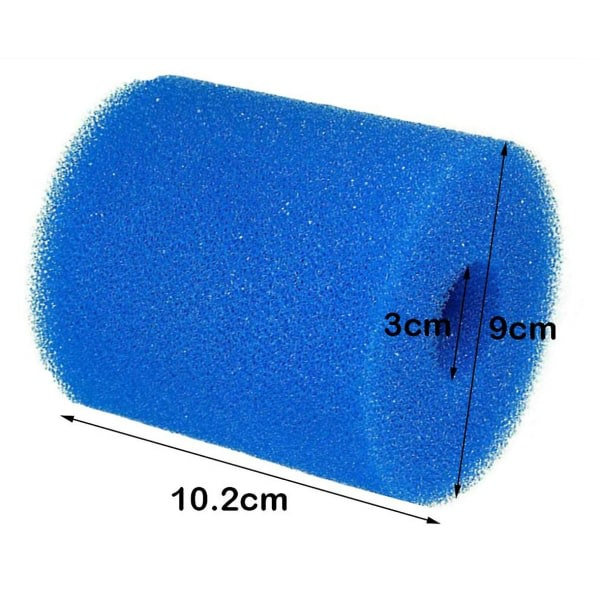 2-pakks filter svamp Intex type H, svampfilterpatron skum