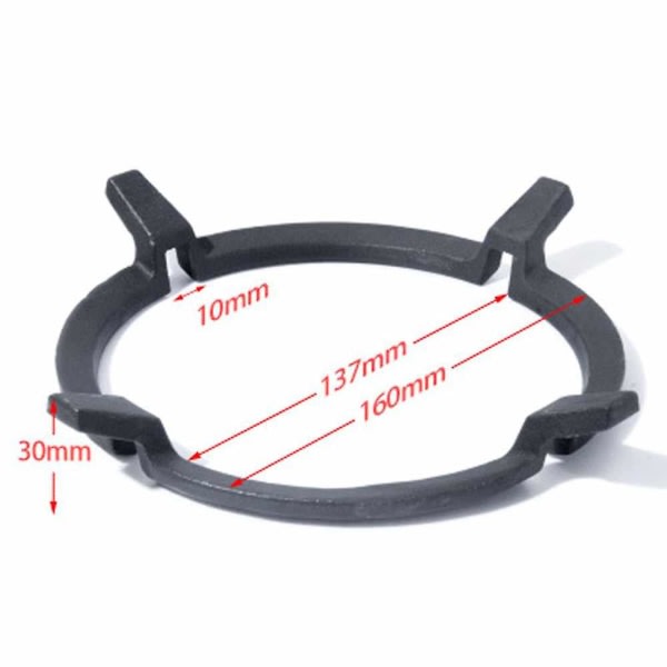 Gaskomfur Stativ, 1 Sort Wok Holder