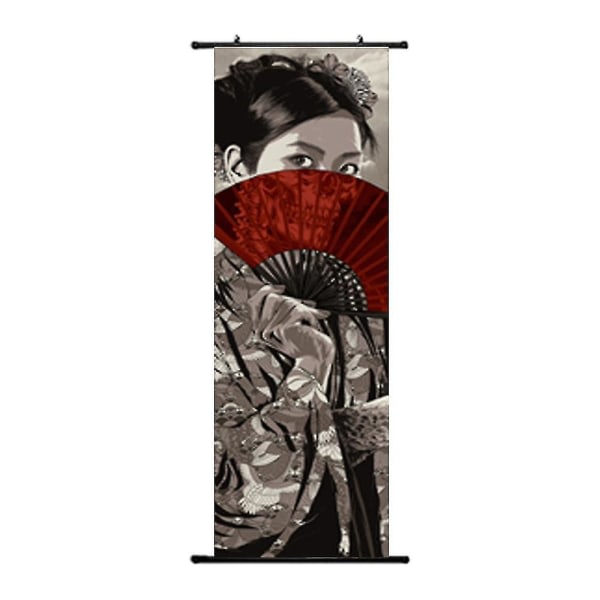 Japansk samuraj Ukiyo-e rulle affisch 1 30*90CM