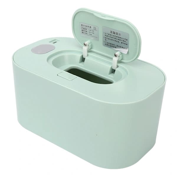 Portable Green Wet Wipe Warmer | With Constant Temperature, Practical Heating Box for Home and Travel Use