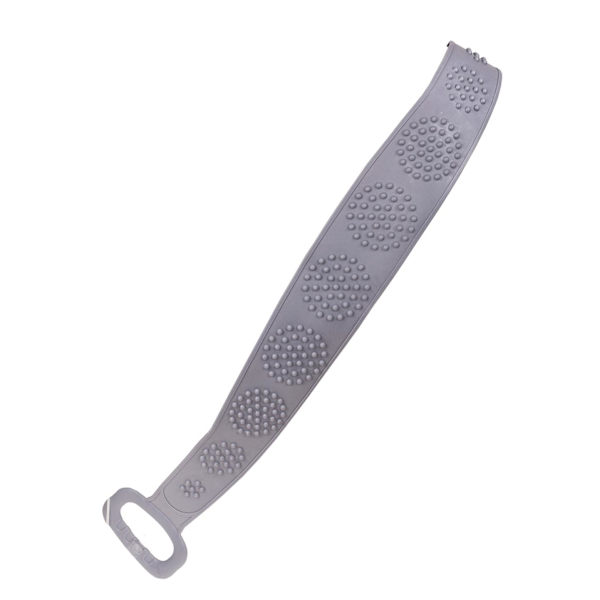 Rygg Scrubber i Silikon - Massage Scrubber Grey grå
