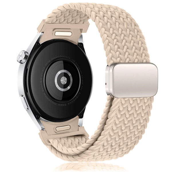 Flettet rem til Samsung Galaxy Watch 6 4 classic/5 Pro 45mm 47mm 43mm 44mm 40mm Ingen huller magnetisk armbånd Galaxy watch 6 remme mælkete milk tea 4 classic 42mm 46mm