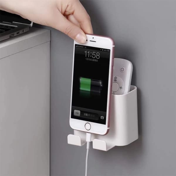 Phone Wall Mount - Self-Adhesive Wall Mount for Mobile Phone, Remote Control