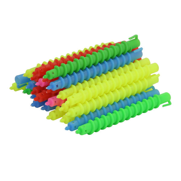 TG 26 stk Spiral Perm Stang Spiral Stang Frisør Frisør Hår Rulle Krølling Krølling Frisør Maker Styling Verktøy for Kvinner og Jenter Blandede Farger