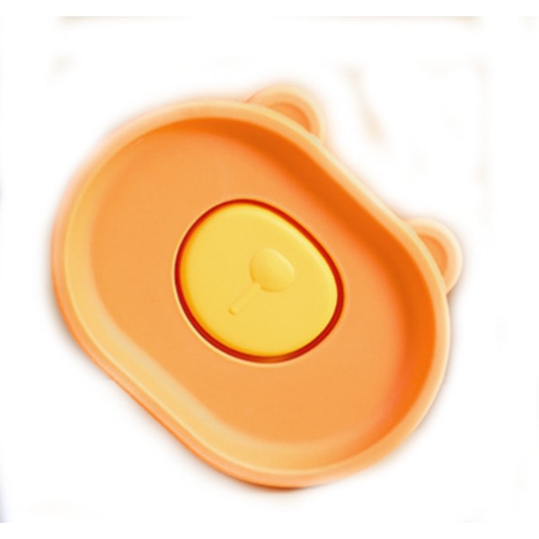 Galaxy Cartoon Bear dobbelt oppbevaringsboks (oransje + gul)
