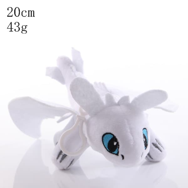 How to Train Your Dragon Toothless Light & Night Fury Soft Toy_yux