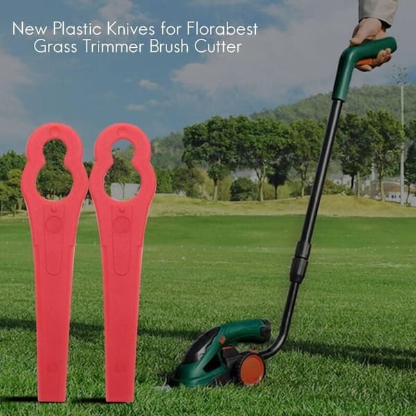100 stk. for Florabest Lidl Frta 20 A1 erstatningsplastkniver..DEBUNS