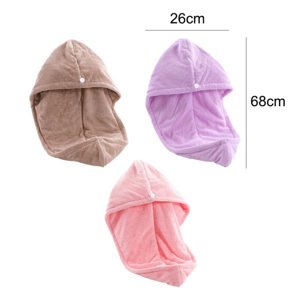 TG Mikrofiber Hårhanddukspaket Ultraabsorberande, Snabbtorkande Hårstyling 1