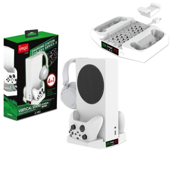 IPEGA Xbox Series S Dual Laddningsställ / Laddningsställ Vit