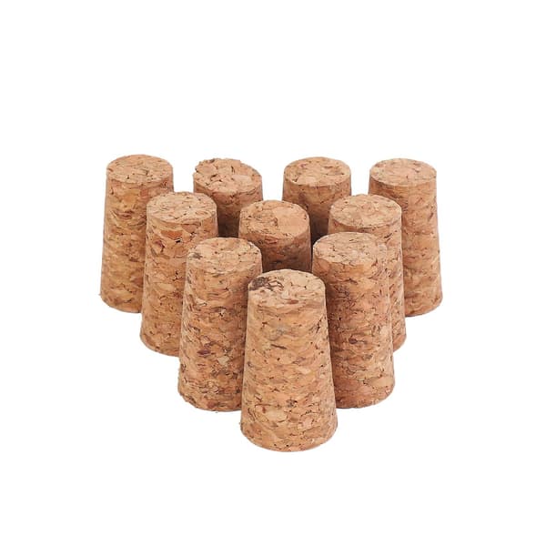 10 st Koniska Korkproppar DIY Hantverk Konstmodell 22*17*35mm_MGF_yux