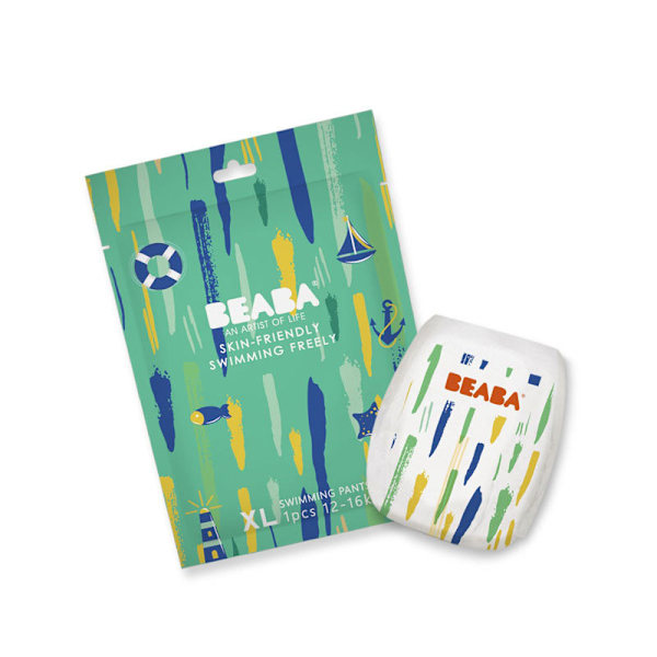 Beaba baby badebukser midsummer light year spædbarn swimmingpool beaba baby engangs badebleer XXL (15-18kg)