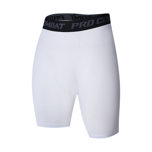 Basketball fem-punkts tætsiddende sportsbukser løbe fitness hurtigtørrende leggings herre korte tætsiddende sportsbukser Grass Green XXL