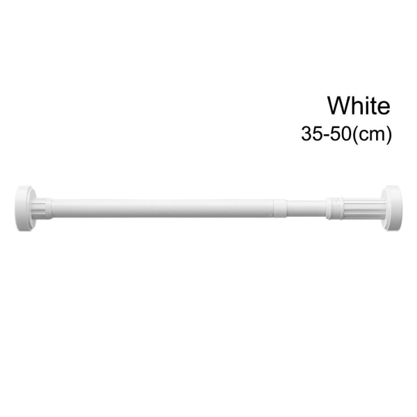 Torkusteline Teleskoopputkella VALKOINEN 35-50CM 35-50CM