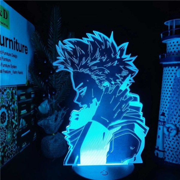 3D LED-lampe My Hero Academia Hitoshi SHINSO Anime Night Ligh