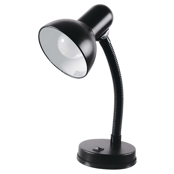 35 Watt \"Classic\" skrivbordslampa med flexibel arm för flera ändamål - Inbyggd på/av-knapp